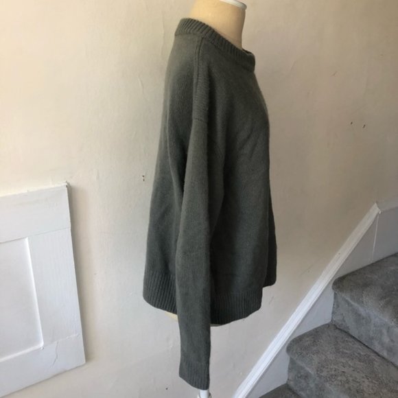 Vince Pine Cashmere Boxy Crew Neck Sweater - Picture 3 of 8